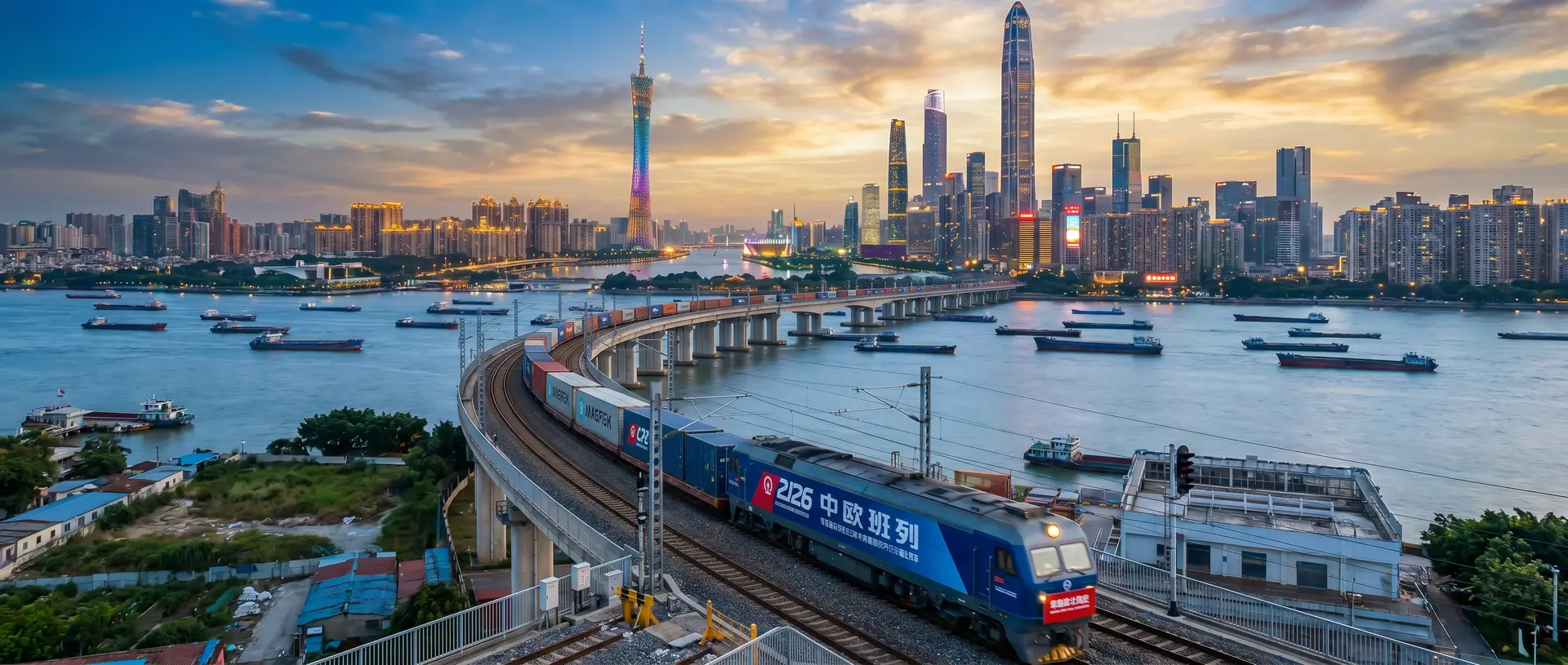 粤港澳大湾区2026年中欧班列开行突破2万车,货值超90亿元